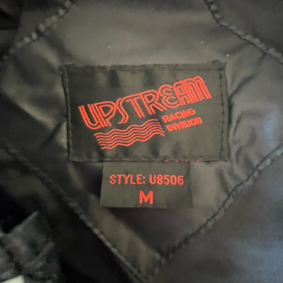 Vintage Upsteam Racing Divison Racing Motorsports Jacket Bomber Medium - Picture 7 of 10